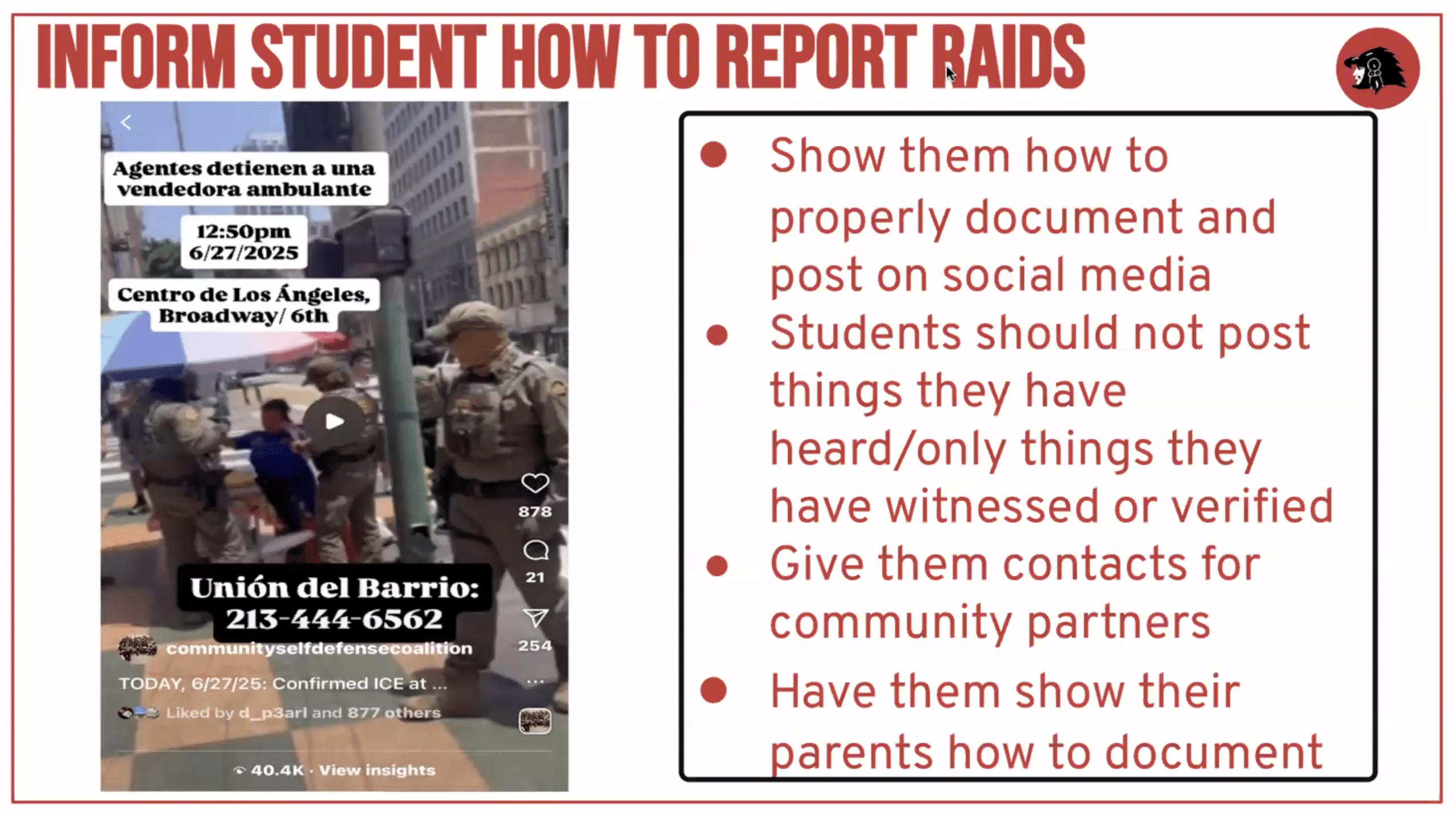 Organize School Safety - 03