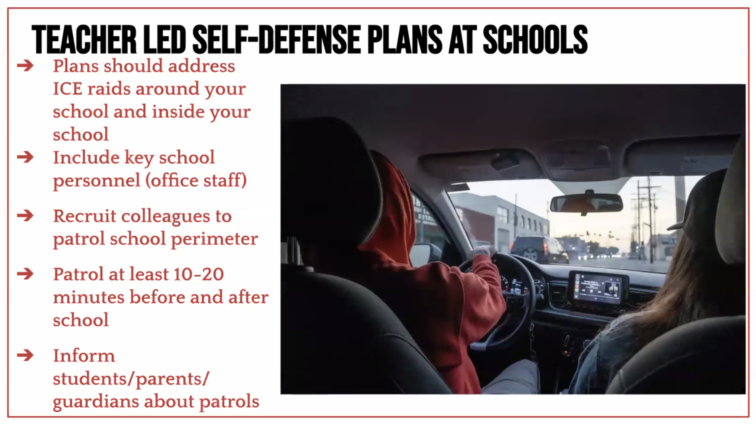 Organize School Safety - 10