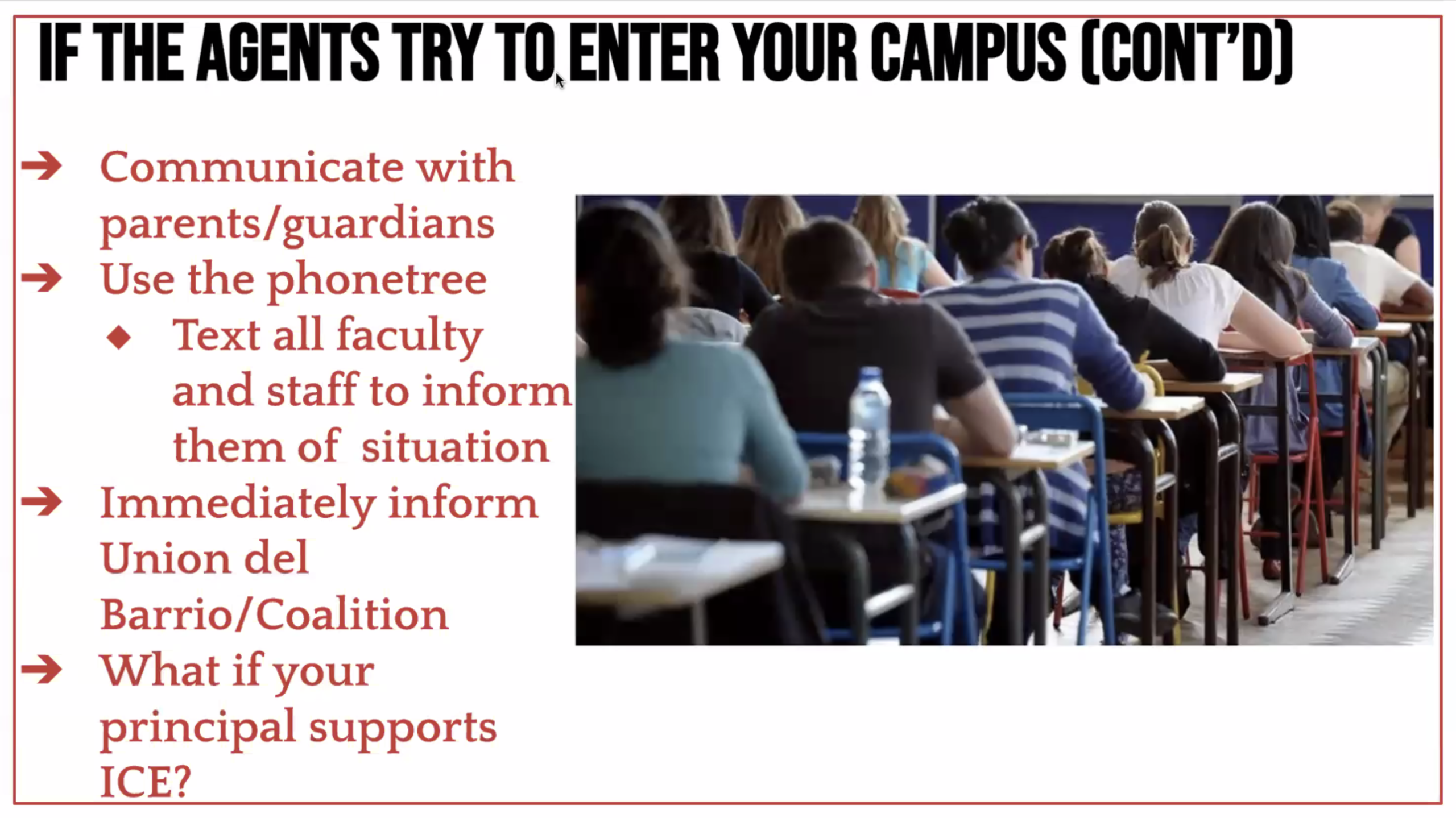 Organize School Safety - 13